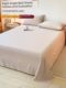Pure cotton wash cotton bed sheets single piece cotton 100 student dormitory single bed single pillow case bed cover three piece set 3 new models