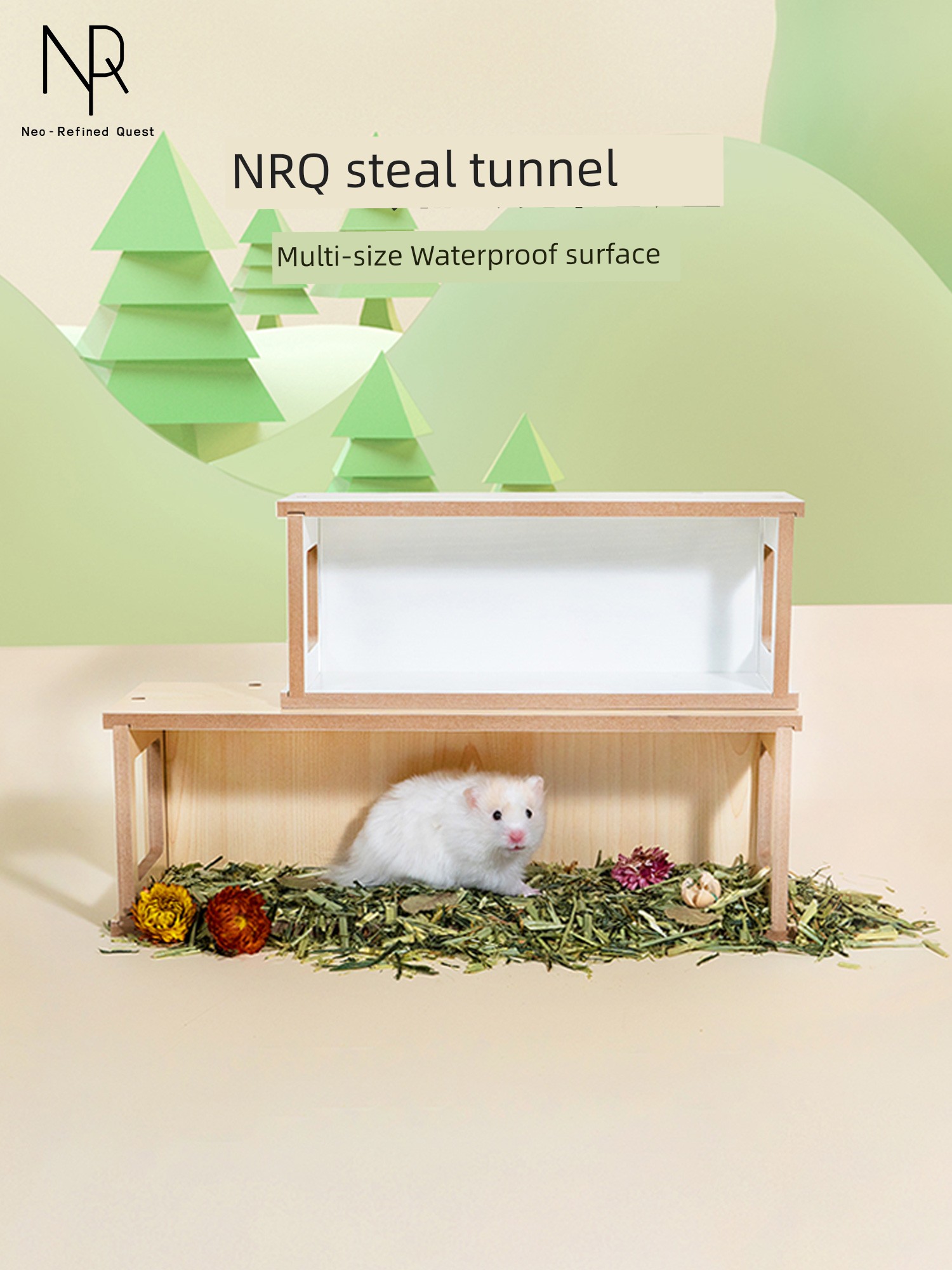 nrq倉鼠地下隧道媮窺屋挖掘通道金絲熊躲避屋玩具用品