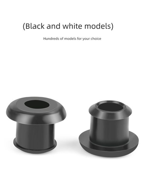 High temperature resistant silicone quick load single-sided protection coil distribution box wire pass-through protection sleeve through hole rubber ring guard sleeve