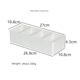 Drawer storage box rectangular free separation desktop cosmetic storage box small miscellaneous card sorting box