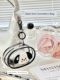 Transparent data cable storage bag portable waterproof travel simple key ring pain bag blind box figure storage bag pendant