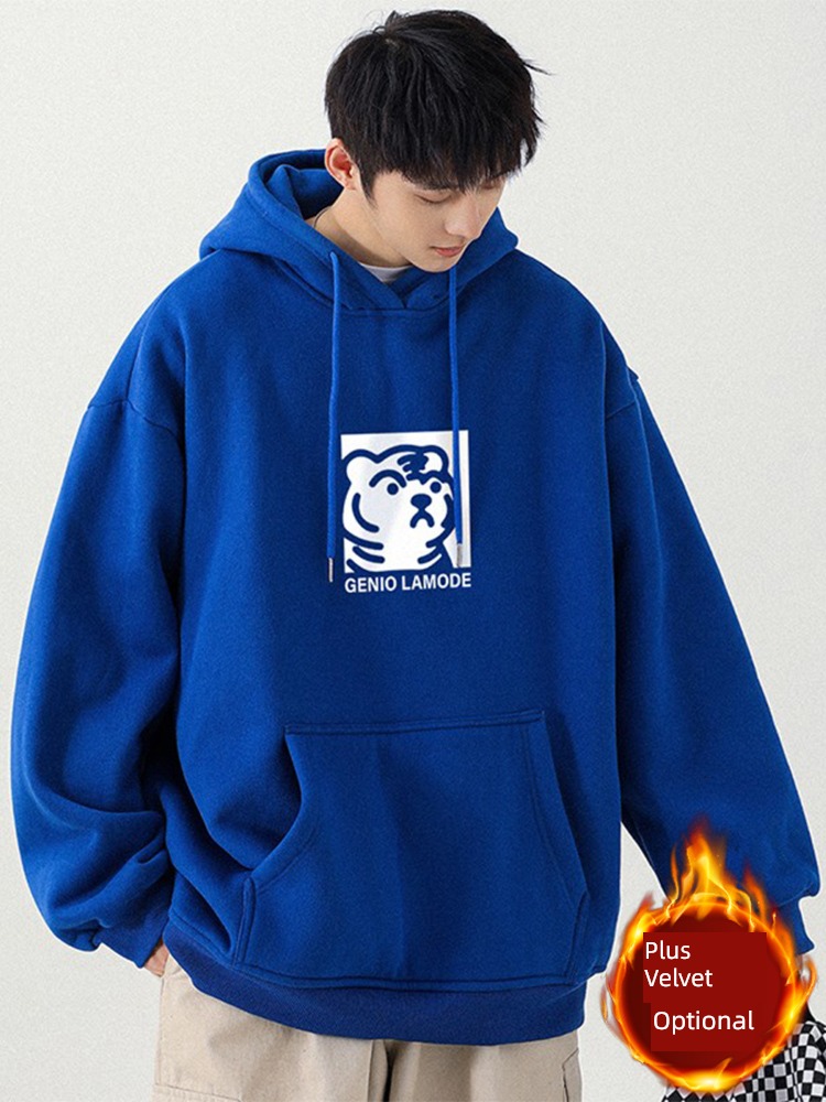 National tide Spring and Autumn over size Couple Sweater