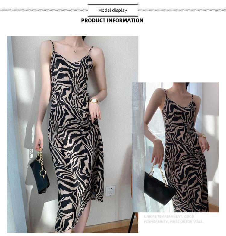 camisole Dress Travel photograph stripe Satin surface