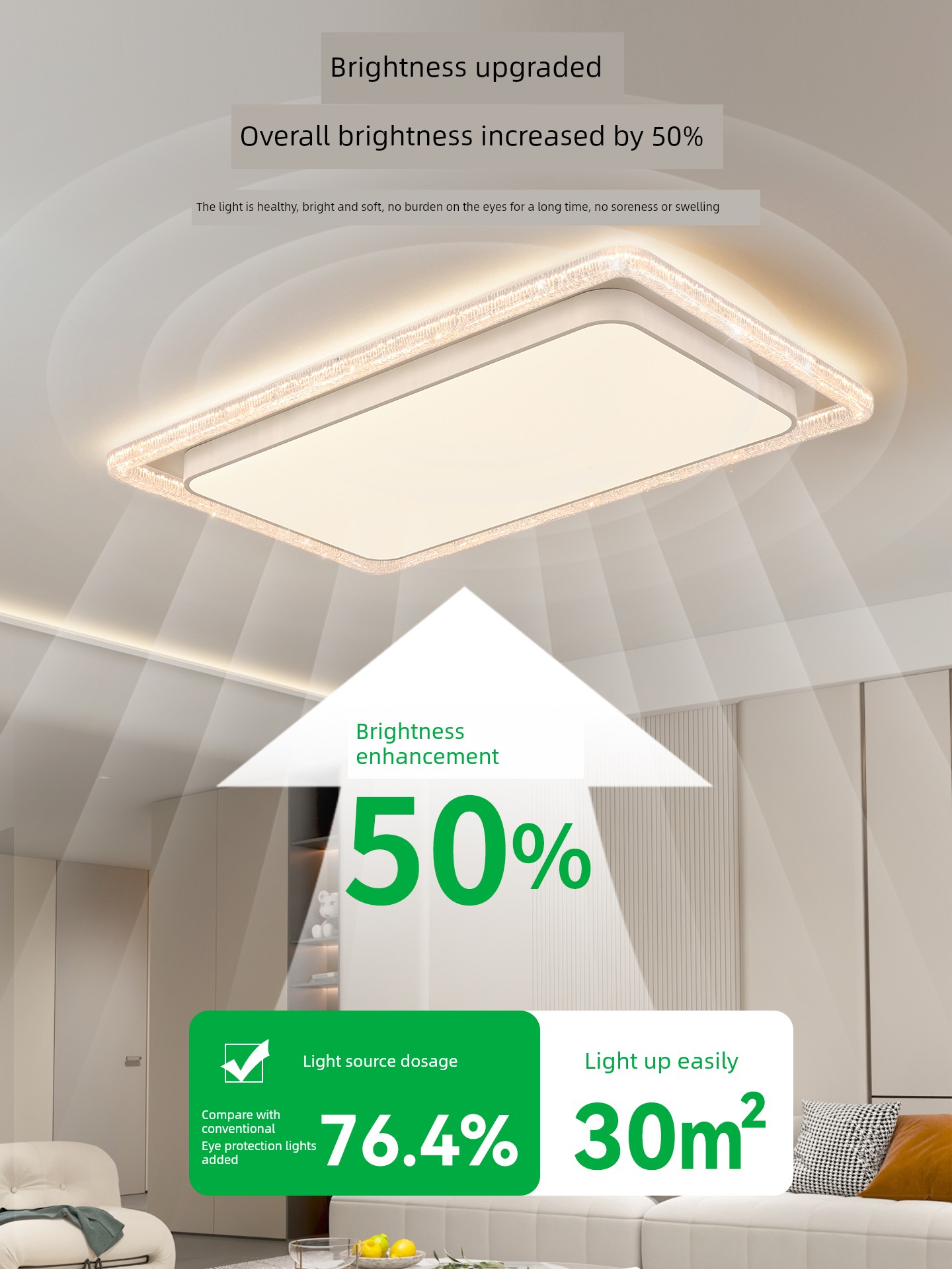 Bedroom Lamp Ceiling Light Nordic Modern Minimalist Ice Crack Pattern Light Luxury High-End Dining Room Crystal Lighting 357Q