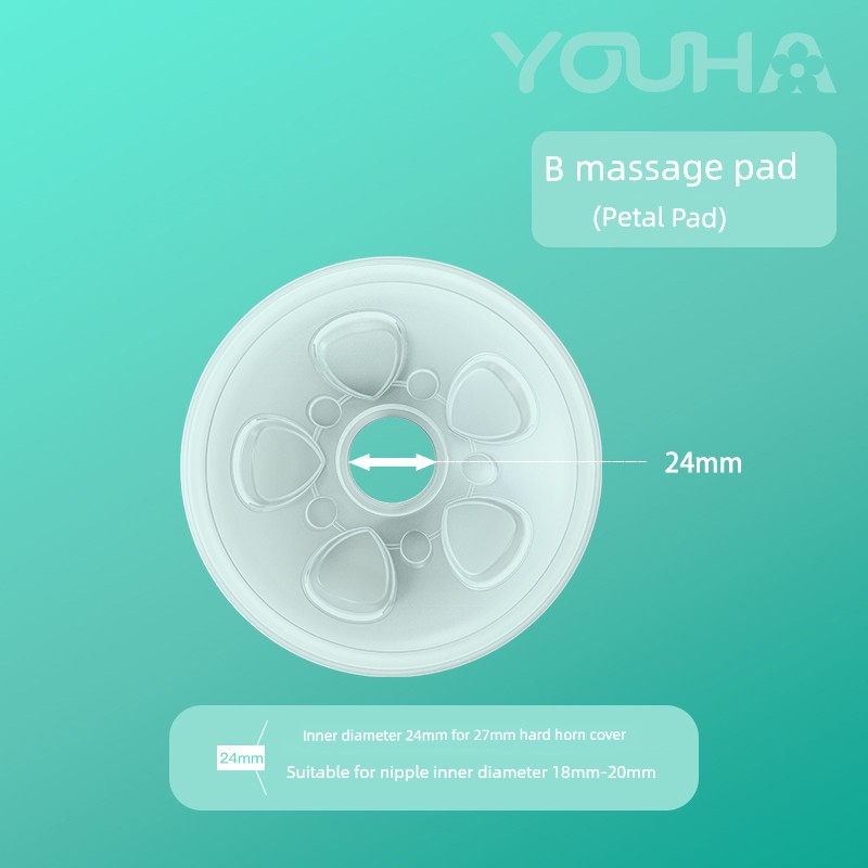 YOUHA Electric Breast Pump Fittings Protection Mat/8001/8004/8105 Massage Silicone Diaphragm Duckbill Valve — 4