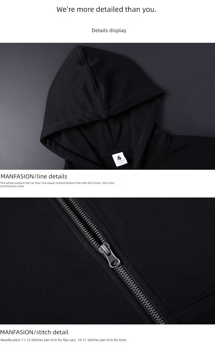 Autumn and winter Fattening zipper Cardigan easy motion Sweater