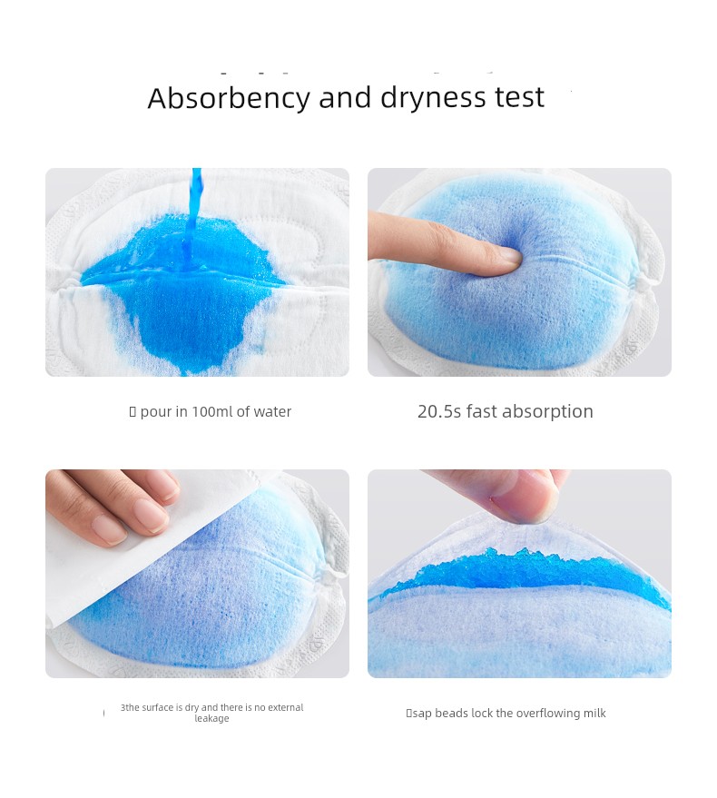 October Crystalline Ultra-Thin Milk Leakage 30 Pieces Anti-Overflow Breast Pad — 10
