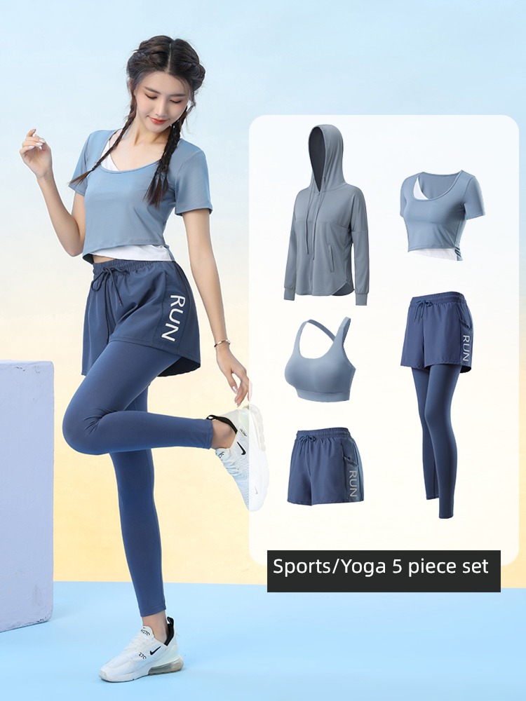 major train female good-looking Long sleeve Internet celebrity Fitness suit