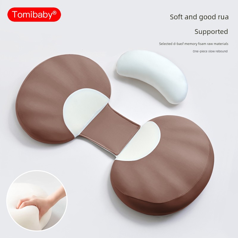 Domibaby Pregnancy Pillow, Waist Support Side Sleeping Pillow, Belly Support U-Shaped Pillow, Special Pillow for Sleeping during Pregnancy, Shell Pillow — 8