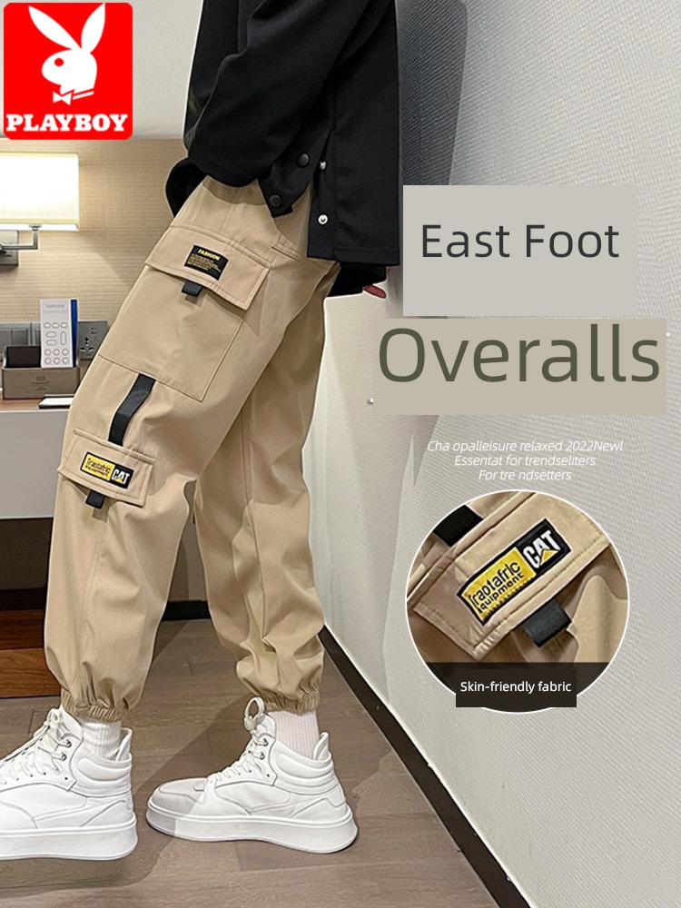 dandy spring and autumn winter Plush leisure time Overalls