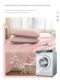 2025 new summer ice silk mat three-piece set cold bean bean air-conditioning mat can be washed by washing machine cool mat sheet