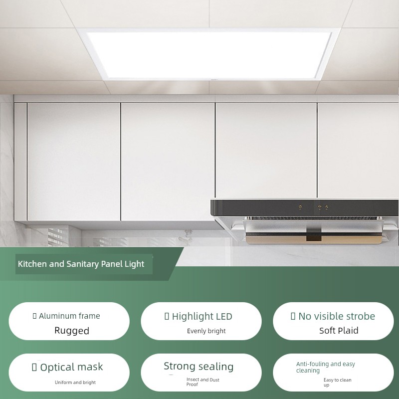 30x60 Bathroom Aluminum Gusset Kitchen Lamp