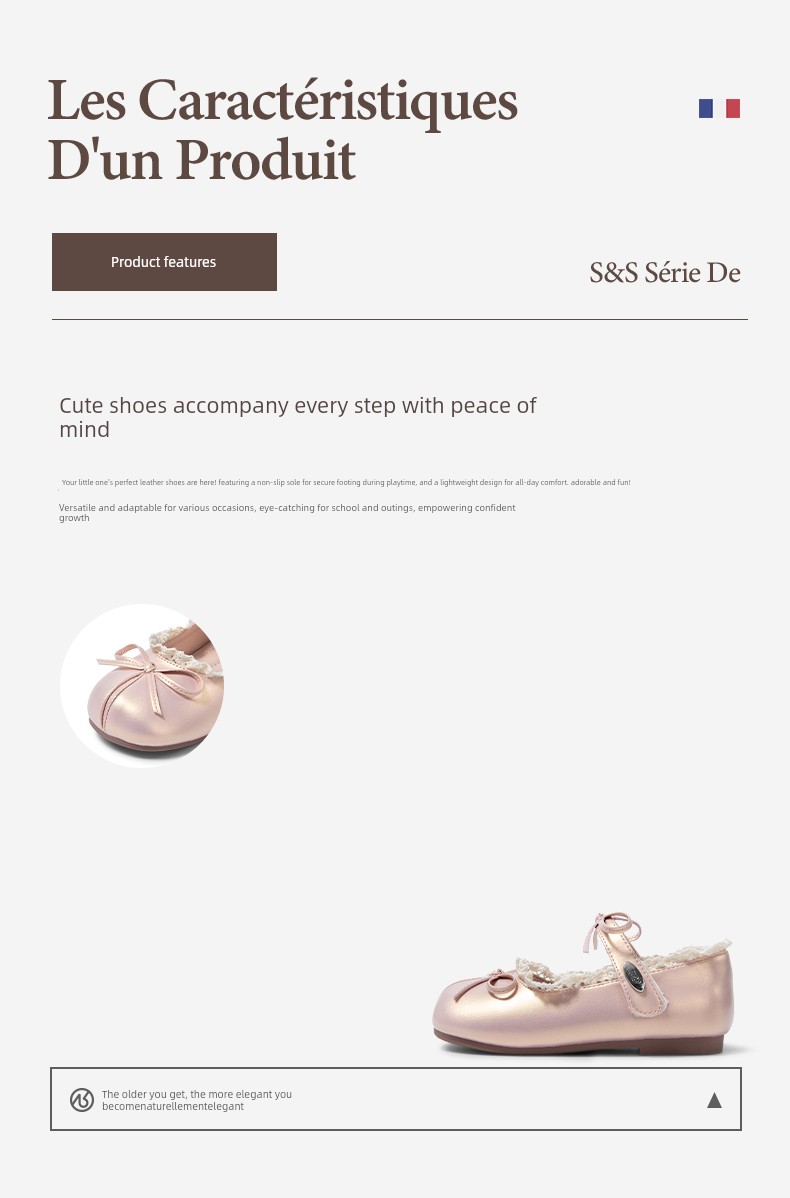 Ariaca Girls' Leather Shoes Mary Jane Shoes Summer Shallow Shoes Little Girls' Single Shoes Kidsren's Princess Shoes — 10