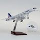50 cm assembled aircraft with lights Air France Concorde airliner French simulation aircraft model model aircraft Concorde