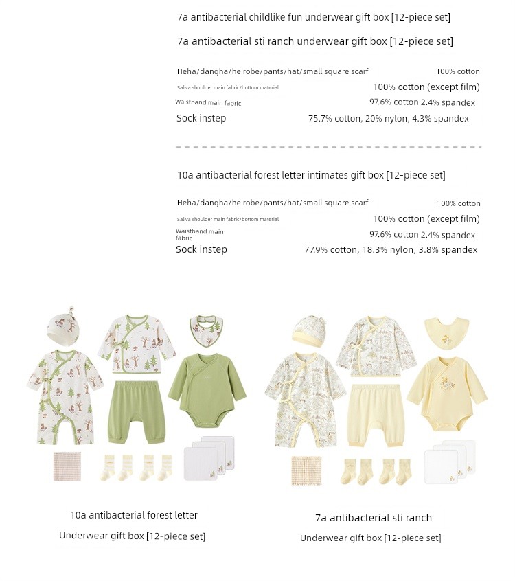 YEEHOO Clothes for Babies Newborn Baby Gift Box for One Month Old — 39