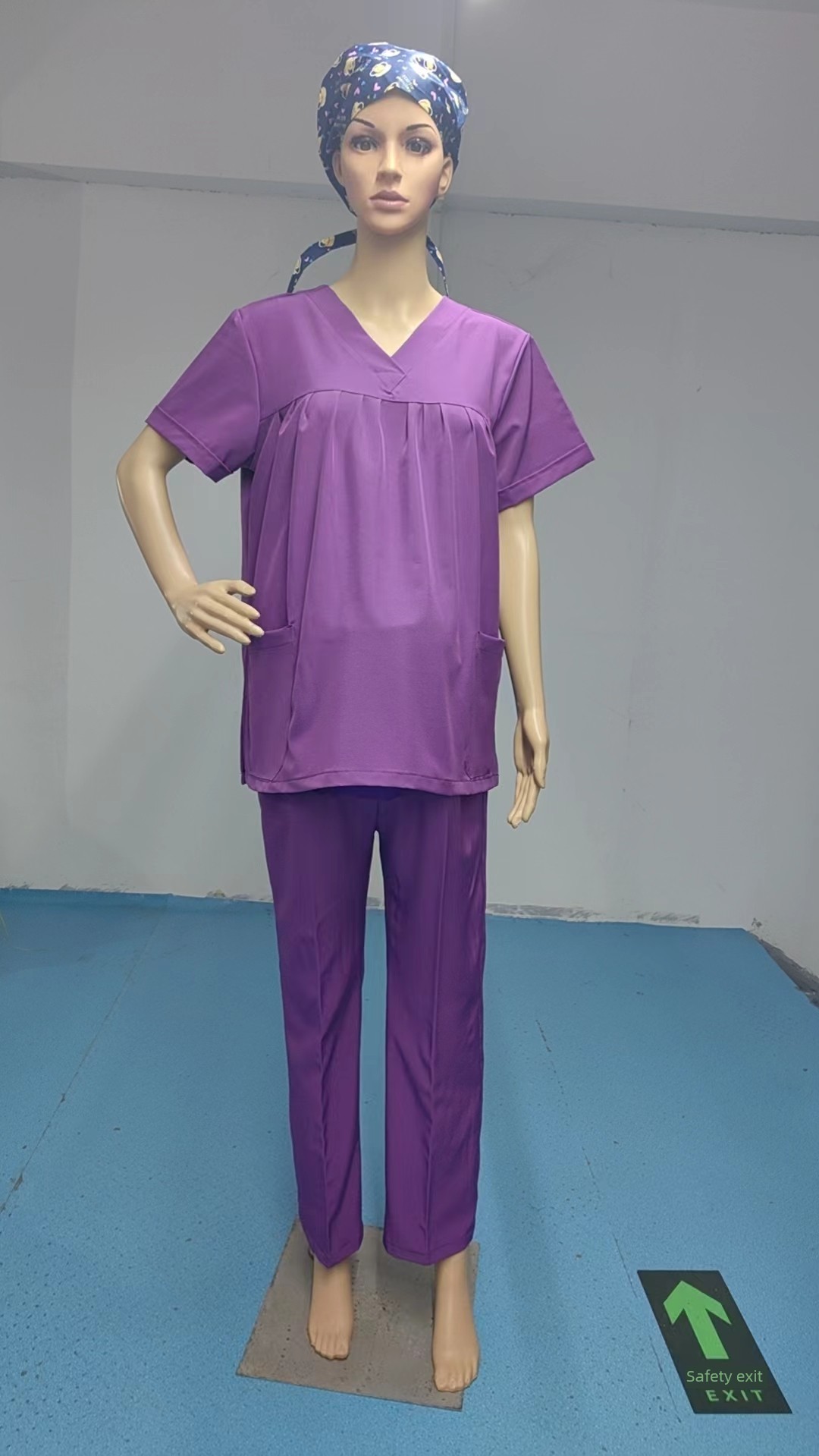 Elastic Belly-Supporting Pants for Nurses, Maternity Pants, Operating Room Surgical Gowns, Medical Scrub Suits, Women's Short-Sleeve Quick-Dry Doctor's — 26