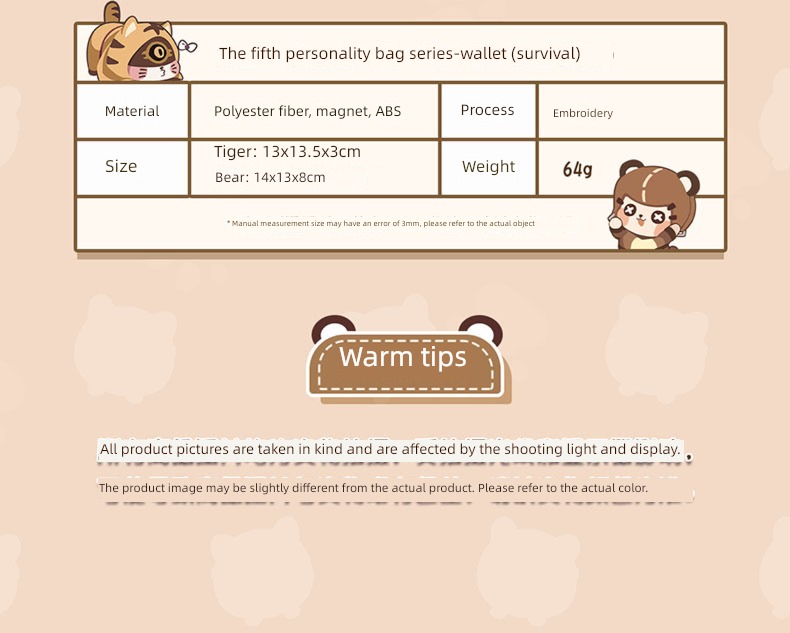 Netease Fifth personality official periphery coin purse