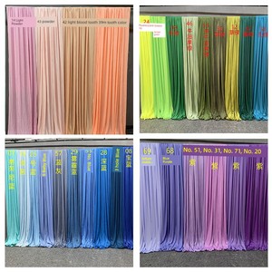Wedding Elastic Fabric Double-Sided Milk Silk Background Screen Ceiling Voile Wedding Stage First Birthday Gift Decorati