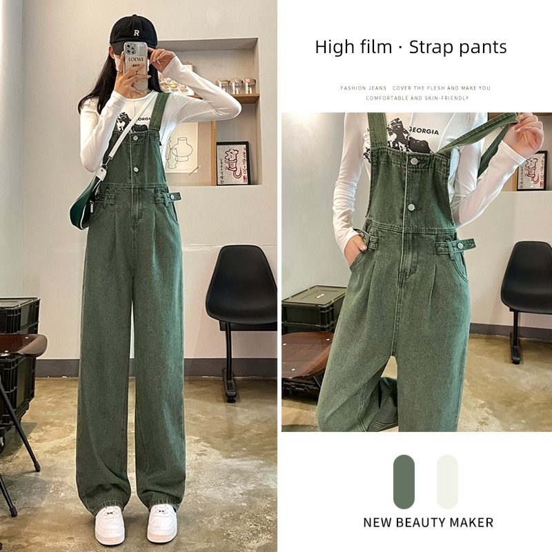 Retro brown fashion new pattern work clothes cowboy rompers
