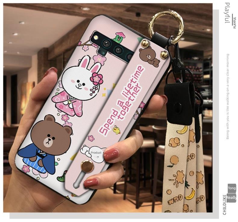 TCL Tiktok Same originality Lanyard Fall prevention Mobile phone shell
