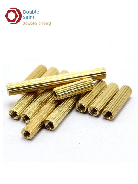 M2 double-pass copper column, circular copper column, monitoring copper column, knurled security copper column, M2*3--M2*30