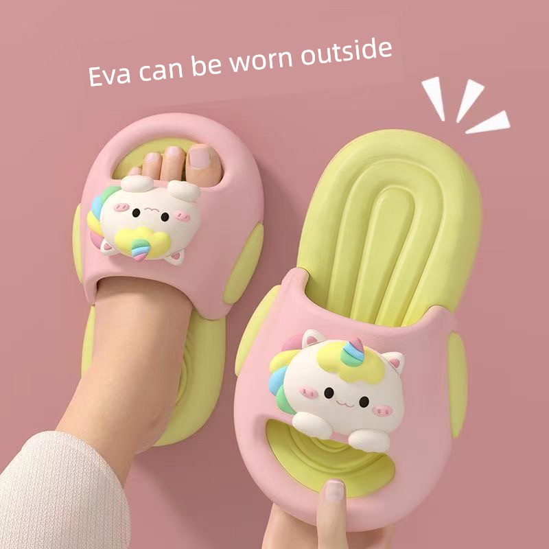 Children's Slippers for Girls 2026 New Summer Outdoor Non-Slip Soft-Soled Bath Indoor Home Boys' Slippers — 5