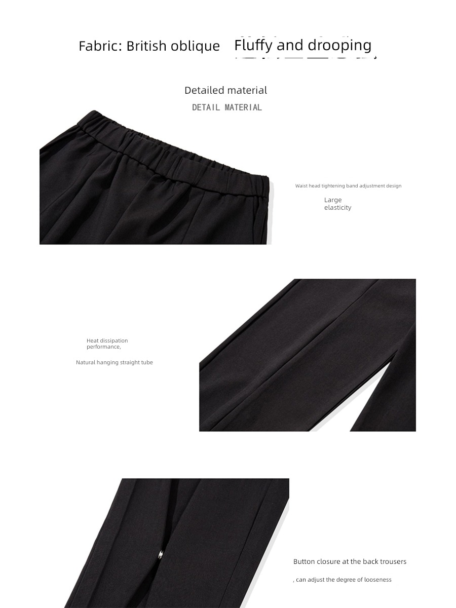 American style High street Sagging feeling spring leisure time Small trousers