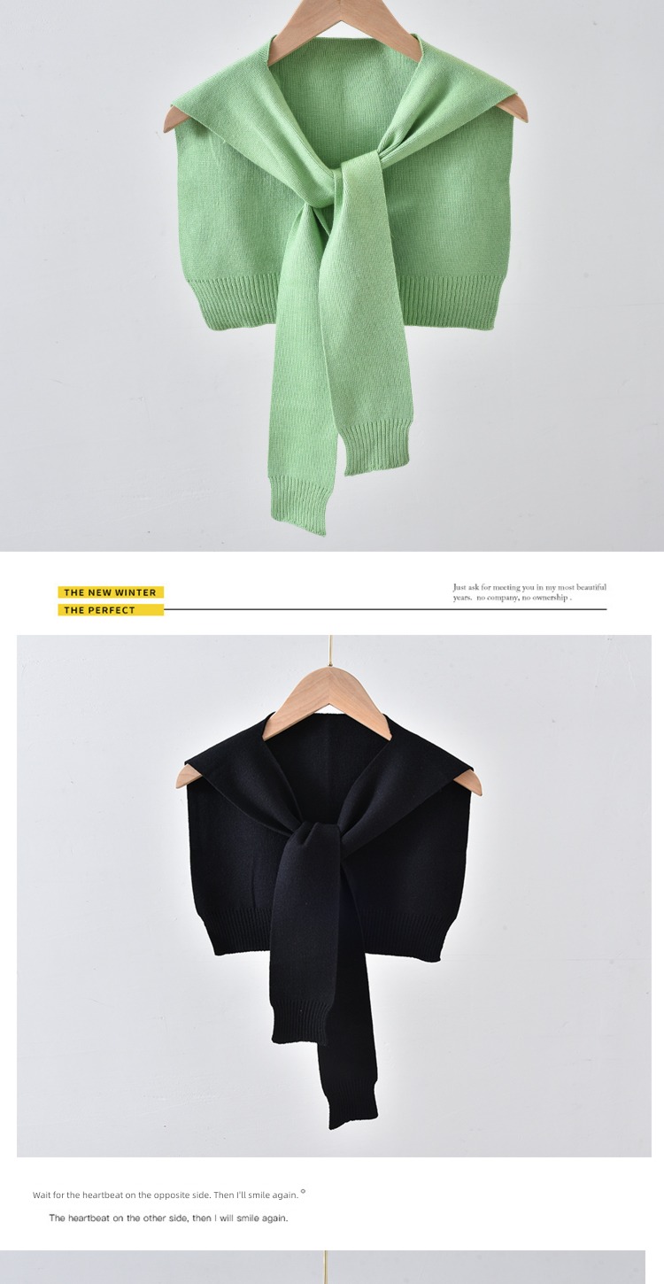 female False collar spring and autumn Neck protection cloak scarf Shawl