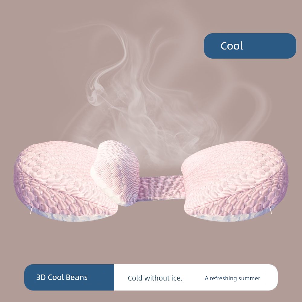 Summer Cool Removable and Washable Pregnancy Pillow Refreshing Non-Stick Pregnant Women Side Sleeping Belly Support Waist Cushion Sleep during Pregnancy — 5
