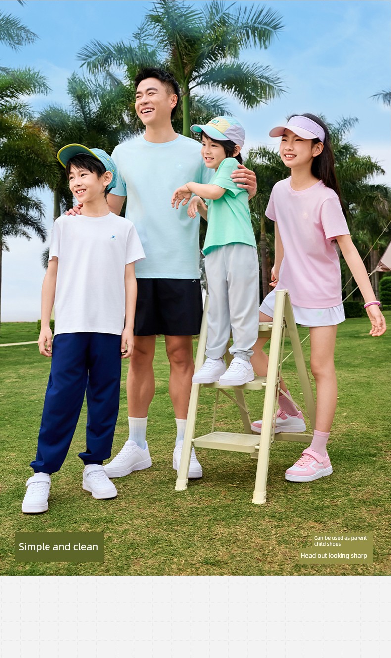 Xtep Children's Shoes, Kids' White Sneakers, Boys' Casual Shoes, New Spring and Autumn Models, Boys' Student White Sports Shoes, Girls' Shoes — 14
