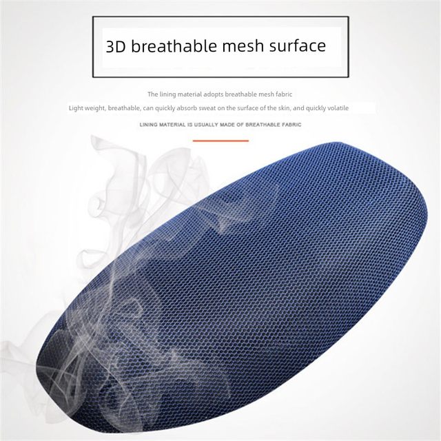 Electric car battery car motorcycle seat cushion cover Electric motorcycle heat insulation seat cover waterproof net summer 3D breathable sun protection pad