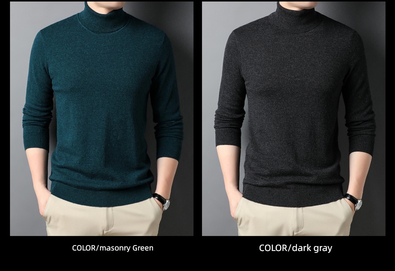 Spring, autumn and winter High collar Solid color Thin money Inner lap cardigan