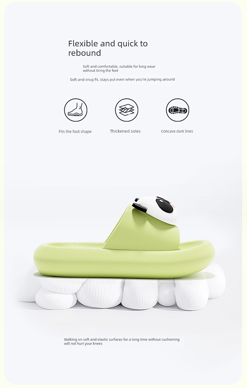 Pig Daddy Kidsren's Slippers for Summer, Baby Indoor Home Use, Non-Slip Soft-Soled Girls' Slippers for Bathing, Suitable for Older Kids — 7