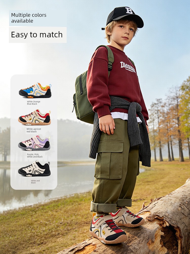 Carter Rabbit Children's Shoes 2026 Autumn New Girls' Shoes Non-Slip Toddler Boys' Outdoor Sports Shoes