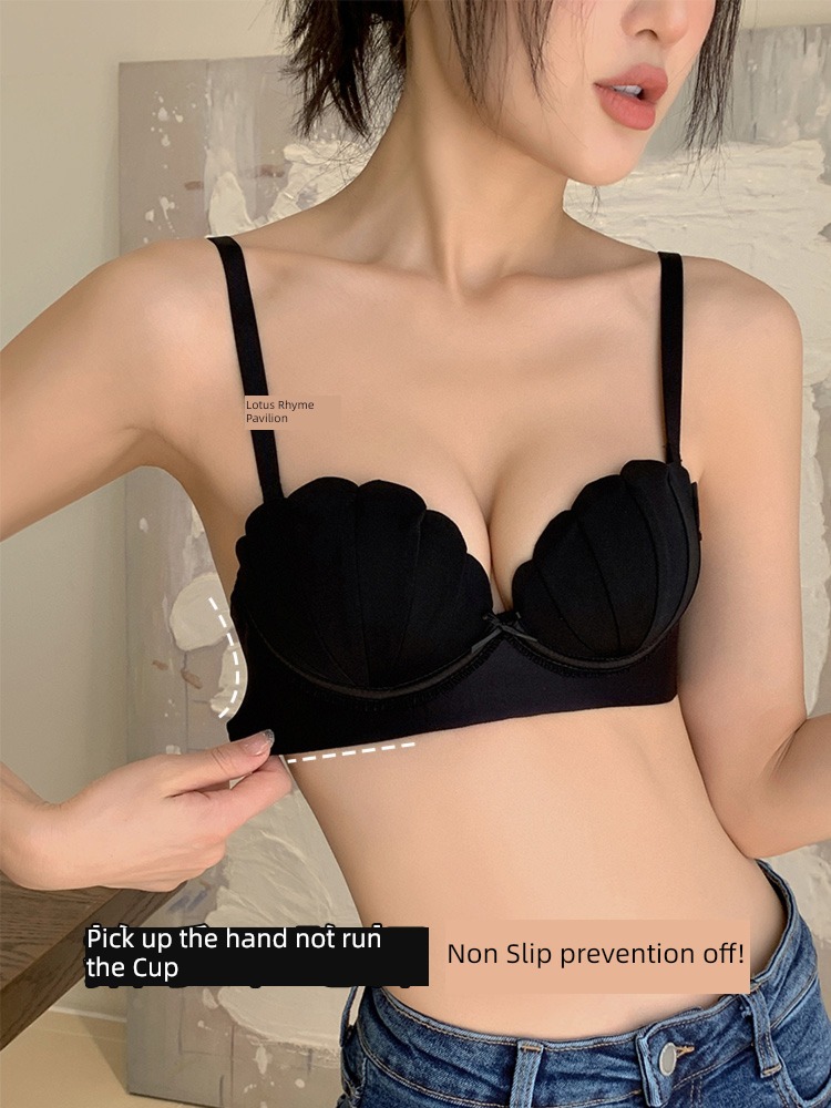 comfortable Upper support Large chest Wireless  sexy Underwear