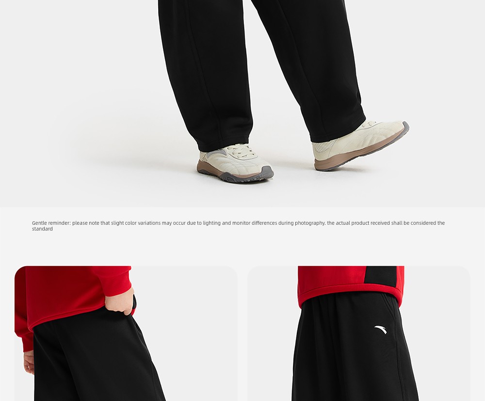 Anta Kidsren's Clothing Boys' Pants Spring and Autumn Quick-Drying Long Pants 2026 New Autumn Sweatpants Youth Sports Pants — 176