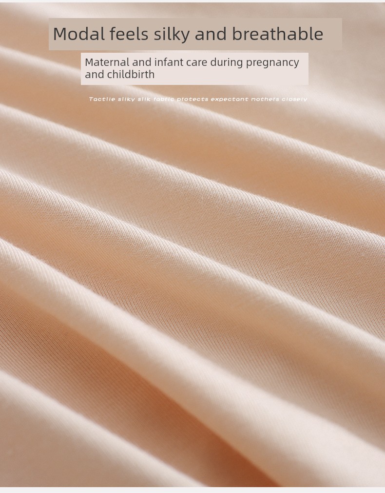 Maternity Underwear Modal Safety Shorts Two-In-One for Pregnancy, Large Size Anti-Exposure Leggings for Mid to Late Pregnancy — 7