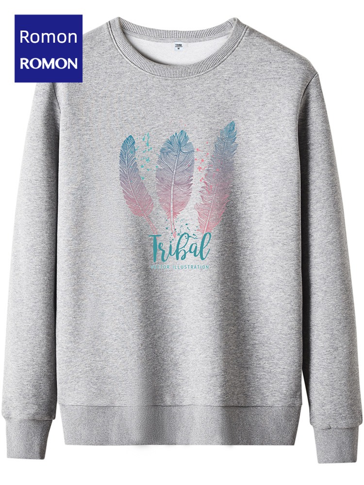 Romon autumn leisure time T-shirt Young and middle-aged people Sweater