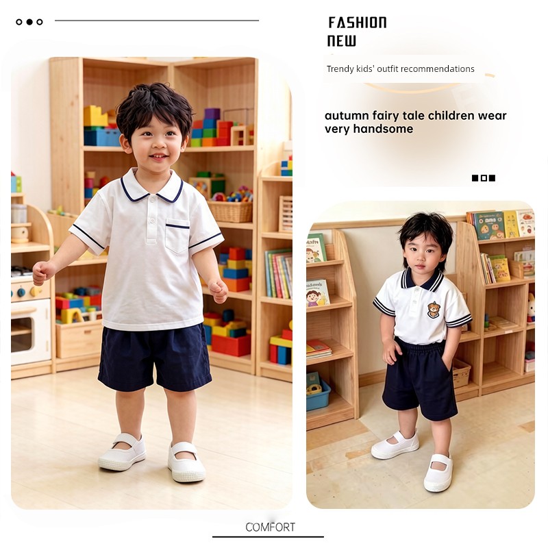 Kindergarten Indoor Shoes for Boys, Lightweight Canvas Shoes, Non-Slip Toddler Shoes, White Shoes for Entering School, 2026 New Model — 2