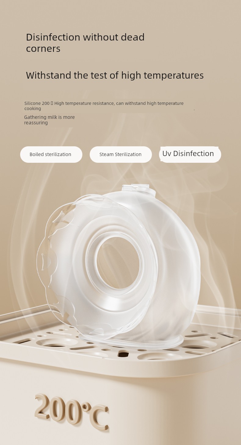 October Crystal Breast Milk Collector Manual Hands-Free Breast Pump for Pregnant Women with Leaking Milk, Milk Catcher, Anti-Overflow Breast Collector — 19