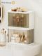 Yeya cosmetic storage box desktop lipstick jewelry plastic storage box dustproof large capacity dressing table storage rack