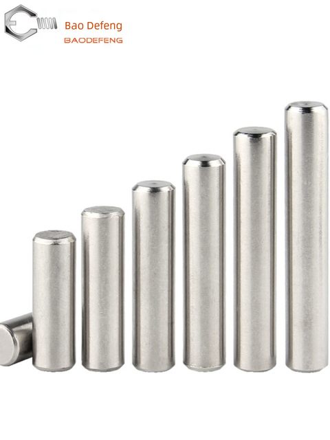 304 stainless steel cylindrical pin pin pin positioning pin fixed pin solid pin national standard M2M3M5M6M8M10M12
