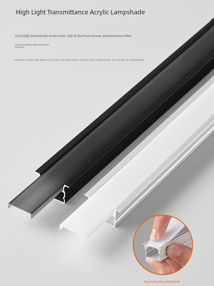 Led Embedded Surface-Mounted Aluminum Alloy Light Strip