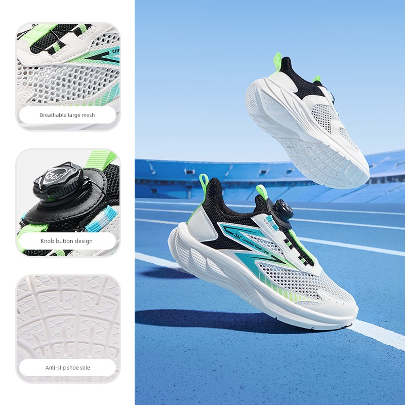 361 Degree Kidsren's Shoes, Kidsren's Running Shoes, Summer New Style Breathable Large Mesh Boys' Shoes, Youth Boys' Sports Shoes — 2