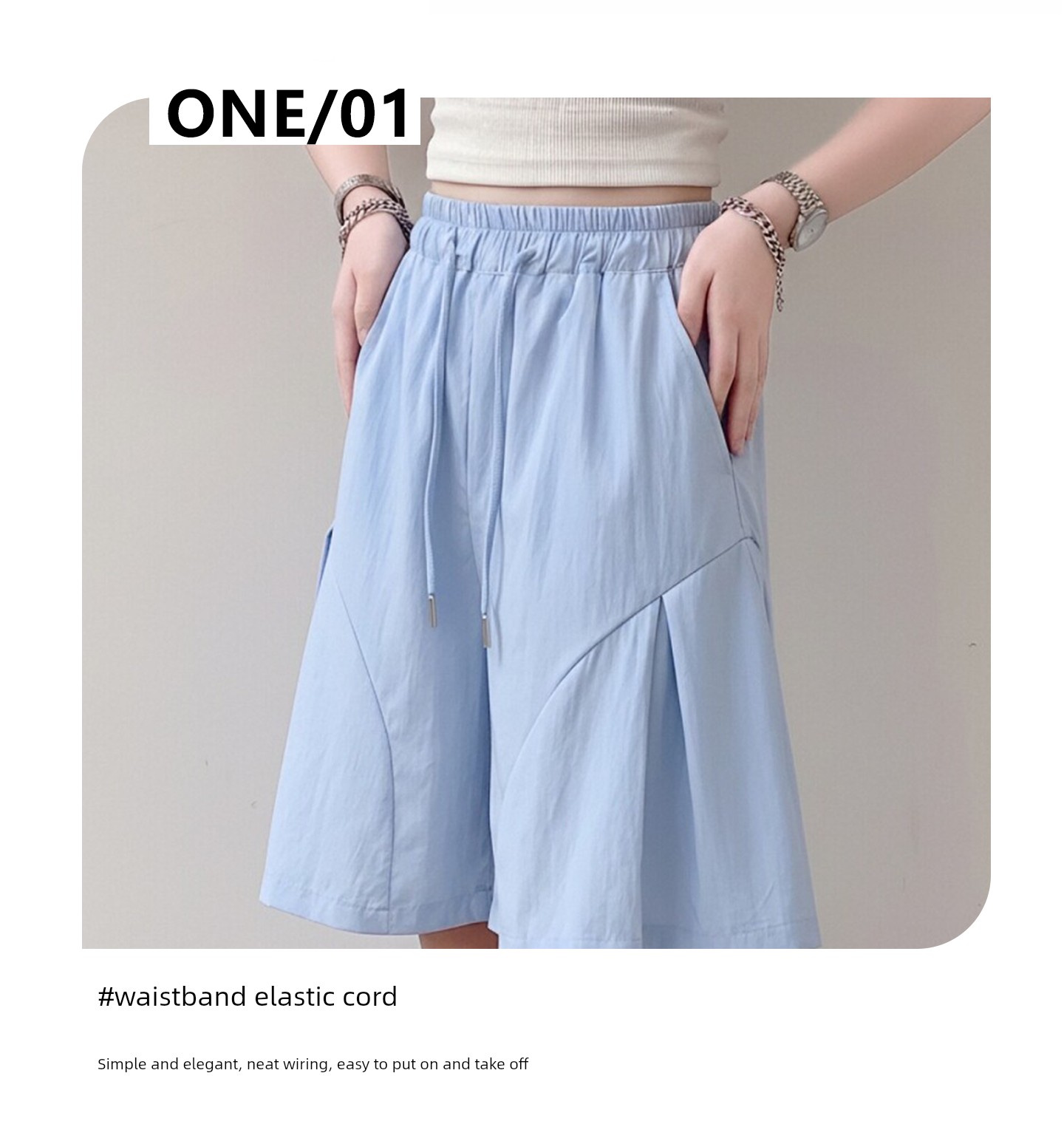 Girls' Pants Summer Thin Wide-Leg Pants Ice Silk Quick-Dry Super Stylish Trendy Teenage Girls 2026 New Summer Model — 4