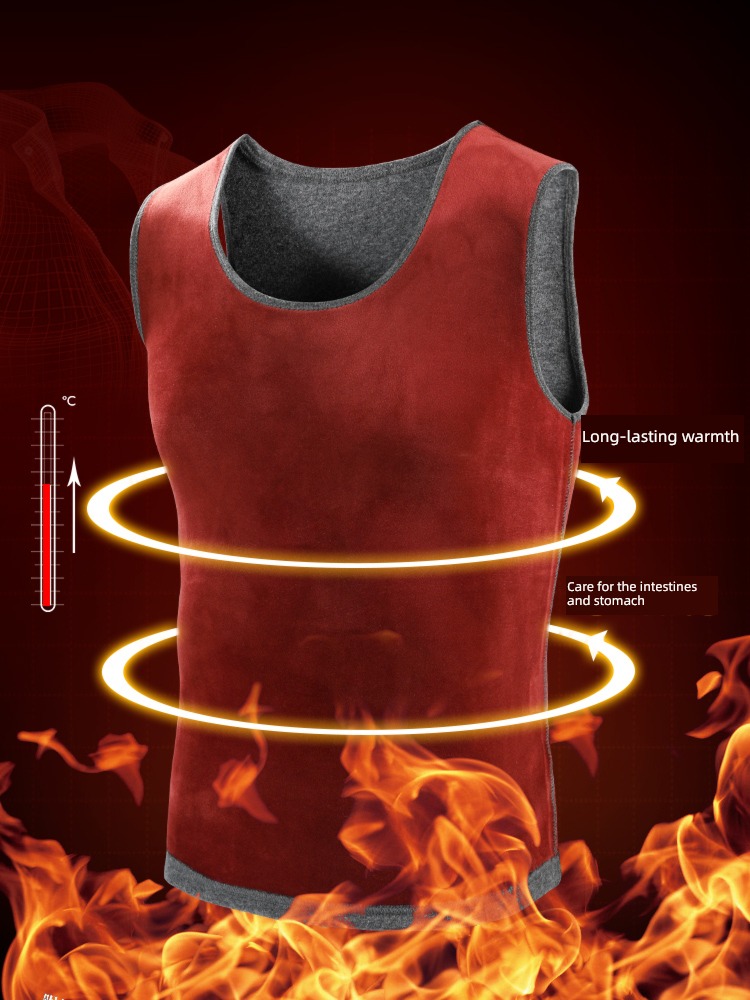 NGGGN Autumn and winter fever man keep warm vest