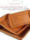 Plastic woven storage basket Hand-woven bread basket Supermarket fruit sandwich Dried fruit plate Plastic display fruit pot