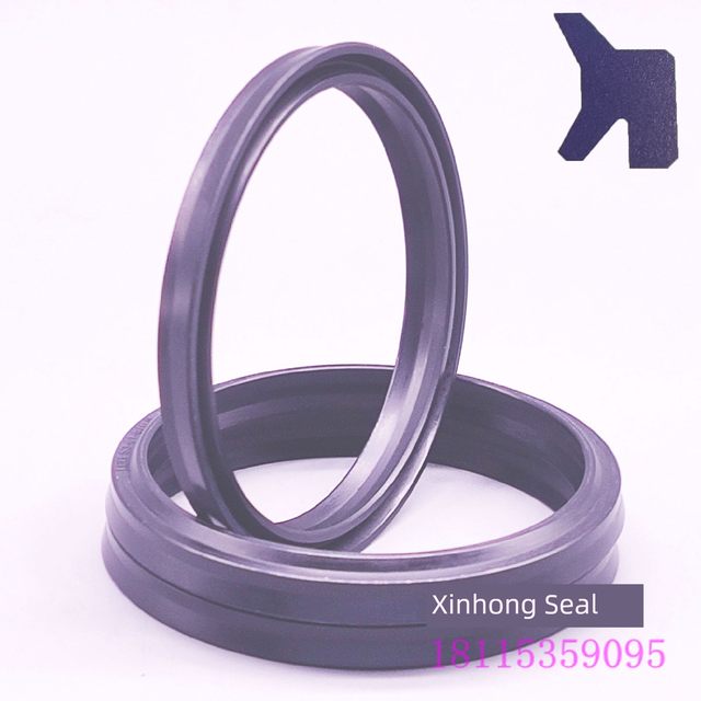Hydraulic cylinder cylinder rubber dustproof oil seal LBH type 26/28*34/36*4.5/6 Dingqing rubber sealing ring parts