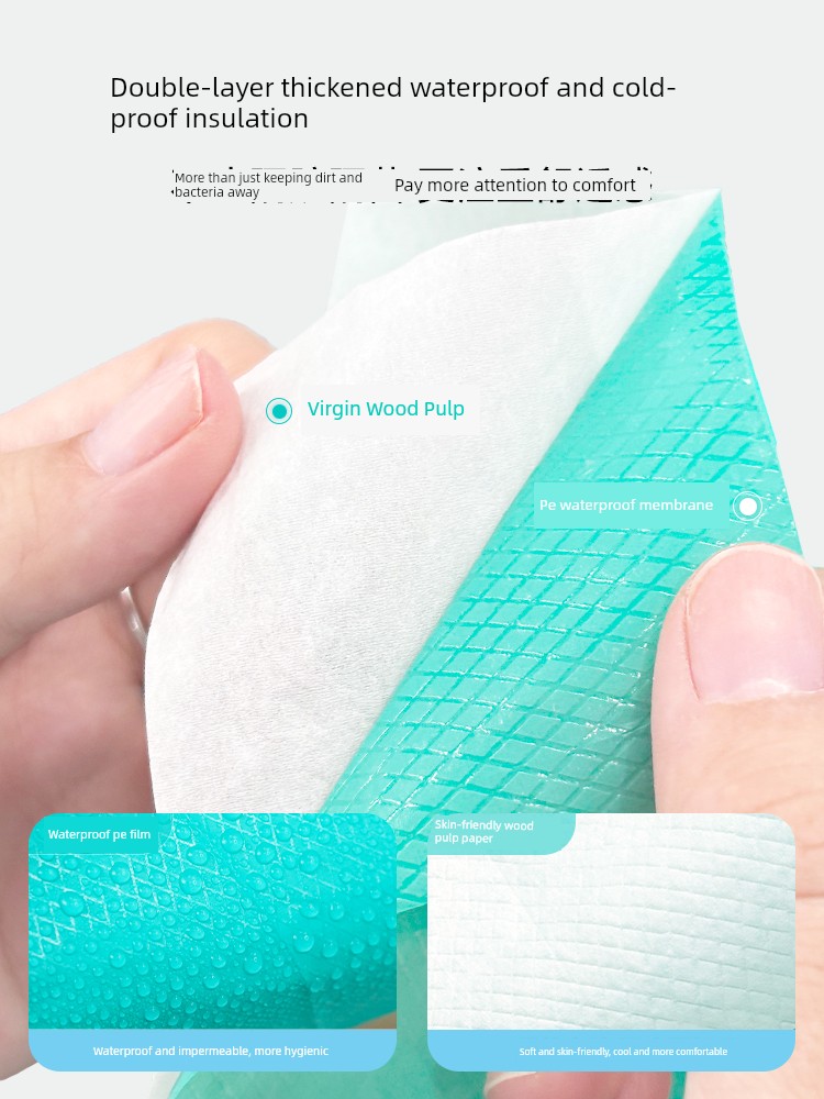 Disposable Toilet Seat Covers Individually Packaged for Pregnant Women, Hotels, Travel, and Portable Use Without Adhesive Removal — 2