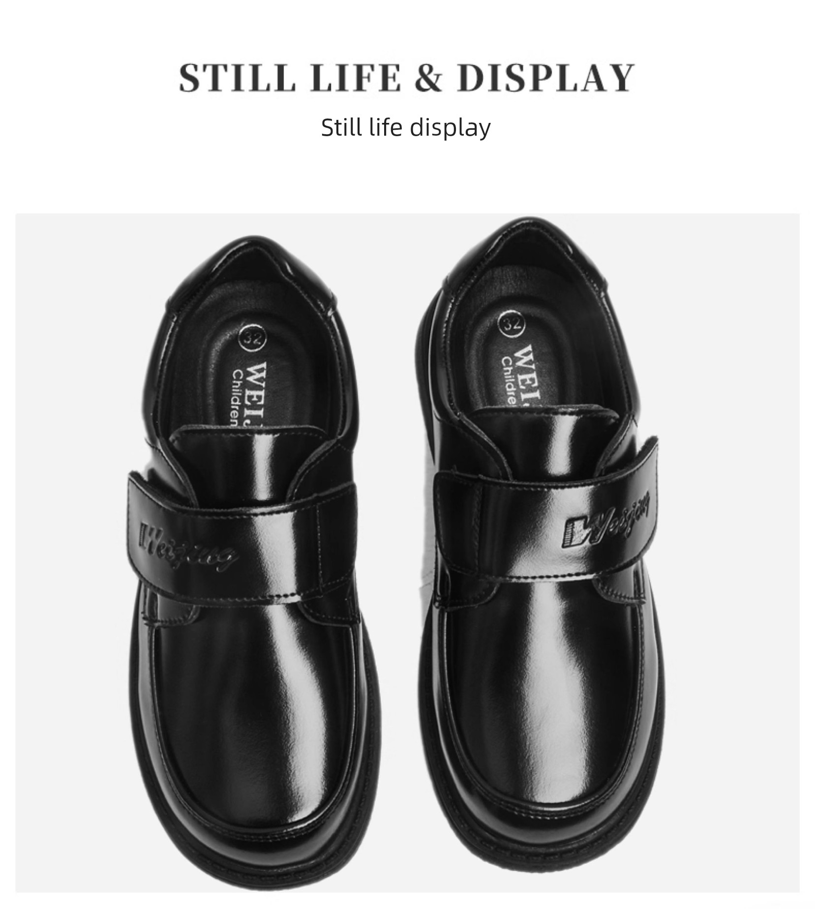 Boys' Performance Spring & Fall New Arrival Soft Bottom Student Leather Shoes — 16
